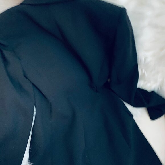 Aritzia Elegant Black Blazer Mini Dress - Picture 7 of 8